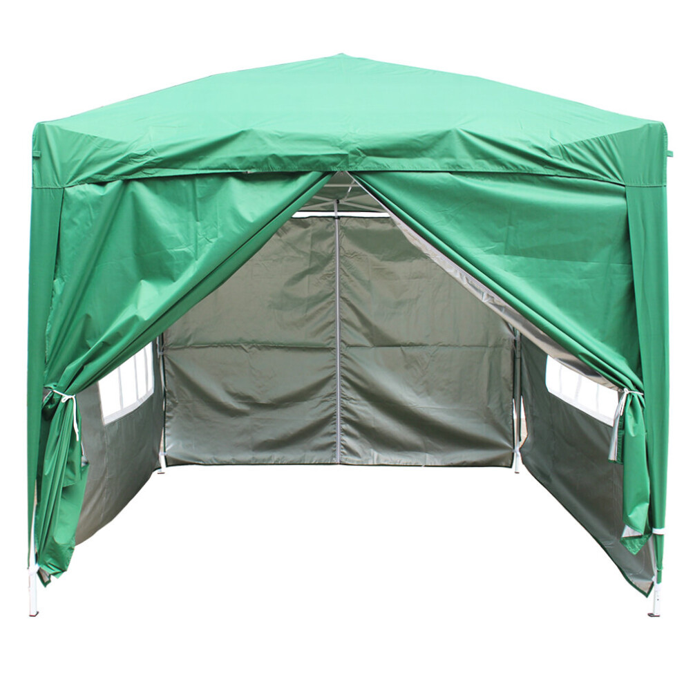 (2x2M, Green) Greenbay Garden Pop Up Gazebo Party Tent Folding Wedding Canopy With Carrying Bag