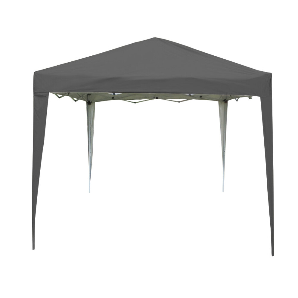 (Anthracite) Green Bay Pop Up Gazebo Outdoor Garden Shelter,Portable Canopy Marquee Tent with Frame Ideal for Camping Party (No Side Panels)