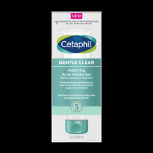 Cetaphil Face Moisturizer, Gentle Clear Mattifying Acne Moisturizer Skin Care for Sensitive Skin, 3 oz