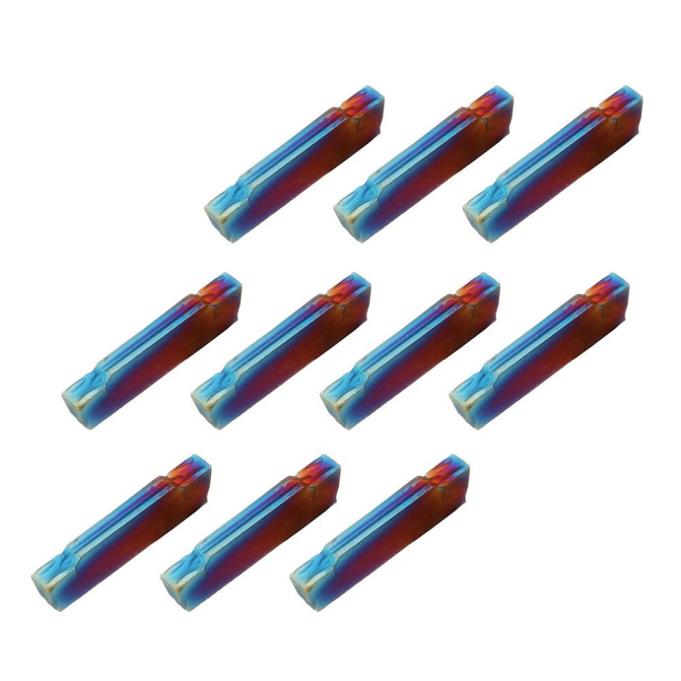 10pcs HRC45 Blue Nano MGMN200-G 2mm Carbide Insert for MGEHR/MGIVR Turning Tool Holder