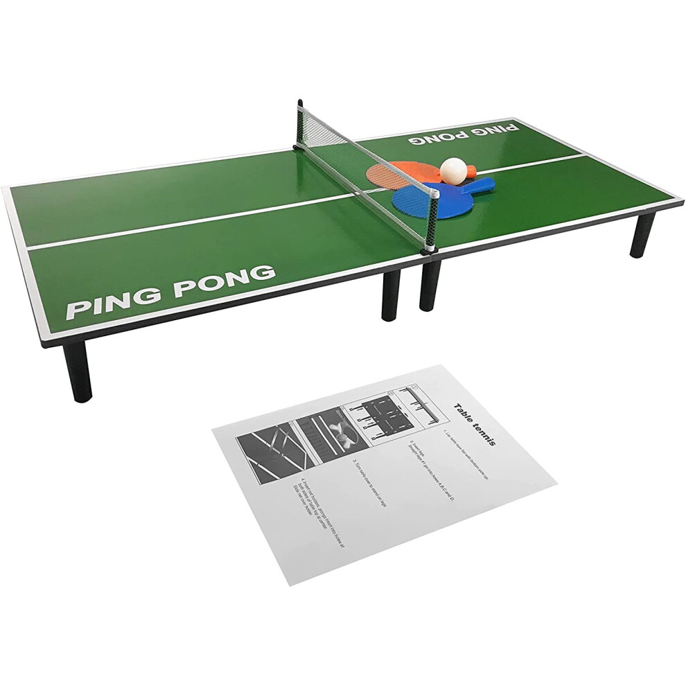 Ping Pong Table Tennis Set Includes Balls Paddle Bats Net Game Kit