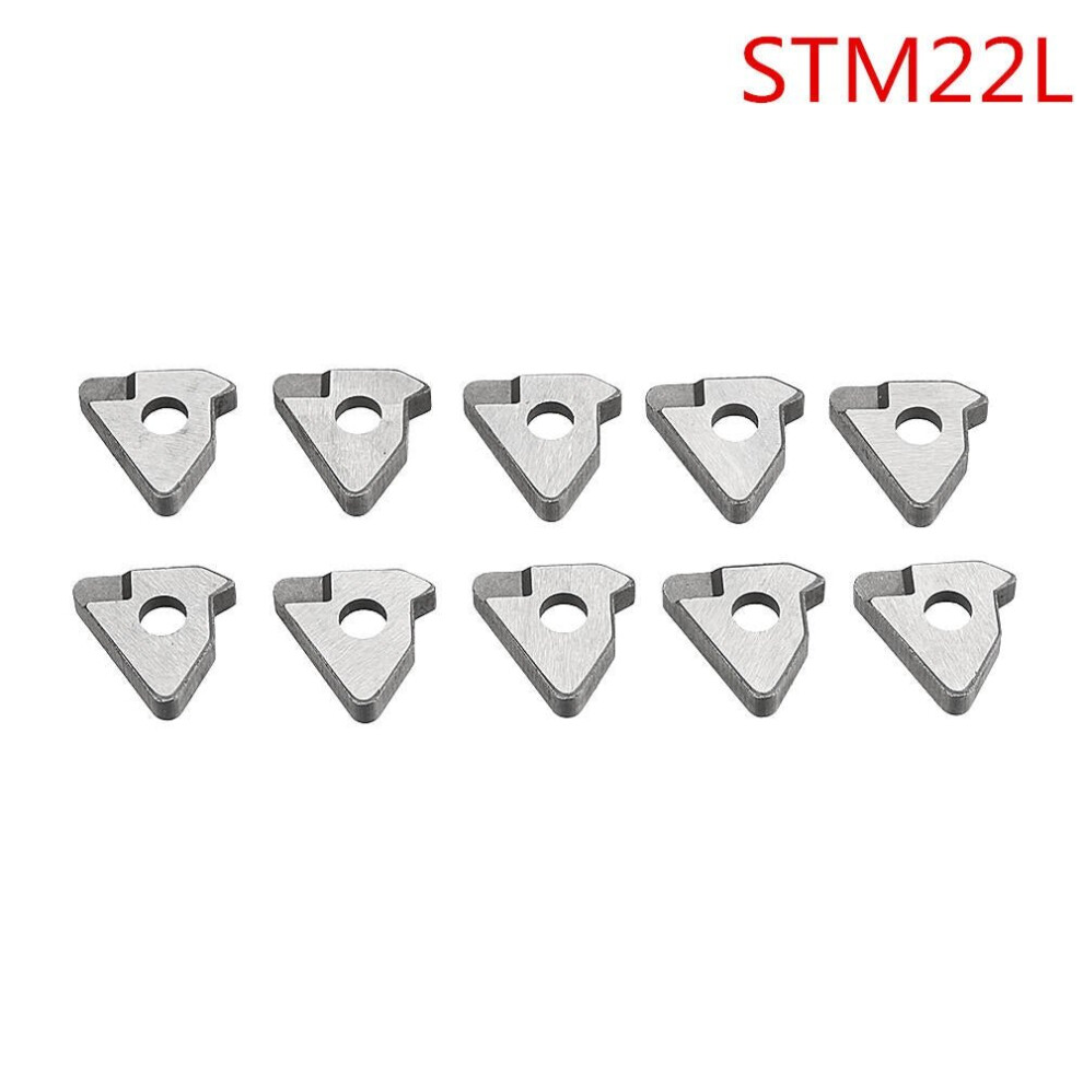 (STM22L) 10pcs Carbide Insert Shim Seats STM1603L/STM1603R/STM22L/R for 16NR/ER 22NR/ER Turning Tool