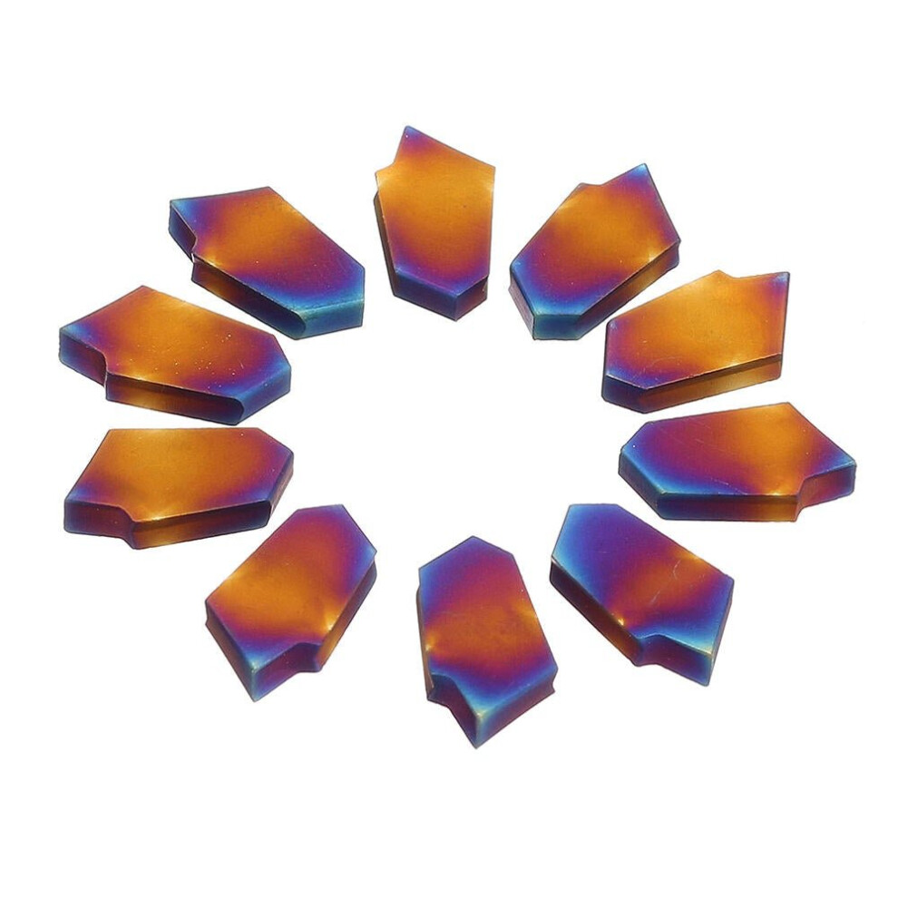 10pcs ZQMX3N11-1E Blue Nano Carbide Insert for Mill Cutter CNC Tool