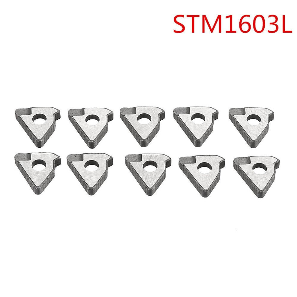 (STM1603L) 10pcs Carbide Insert Shim Seats STM1603L/STM1603R/STM22L/R for 16NR/ER 22NR/ER Turning Tool