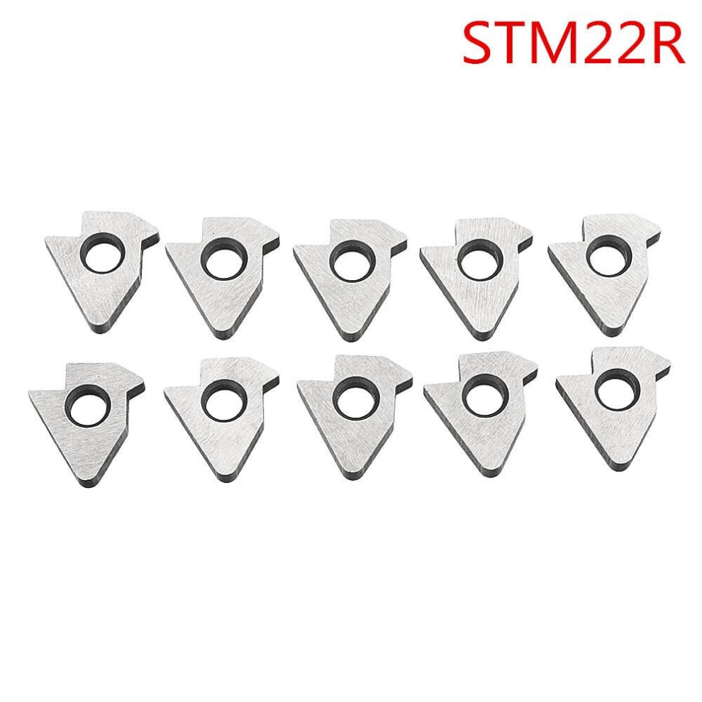 (STM22R) 10pcs Carbide Insert Shim Seats STM1603L/STM1603R/STM22L/R for 16NR/ER 22NR/ER Turning Tool