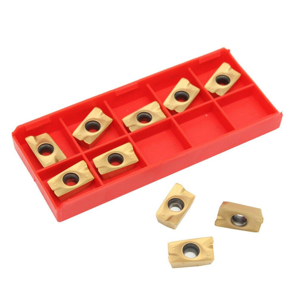 10Pcs Carbide Inserts For 400R Milling Cutter Turning Tool 3654659378712
