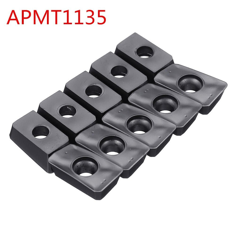 (Apmt1604) 10Pcs Carbide Insert For Face Mill Cutter Cnc Turning Tool 3654659380265