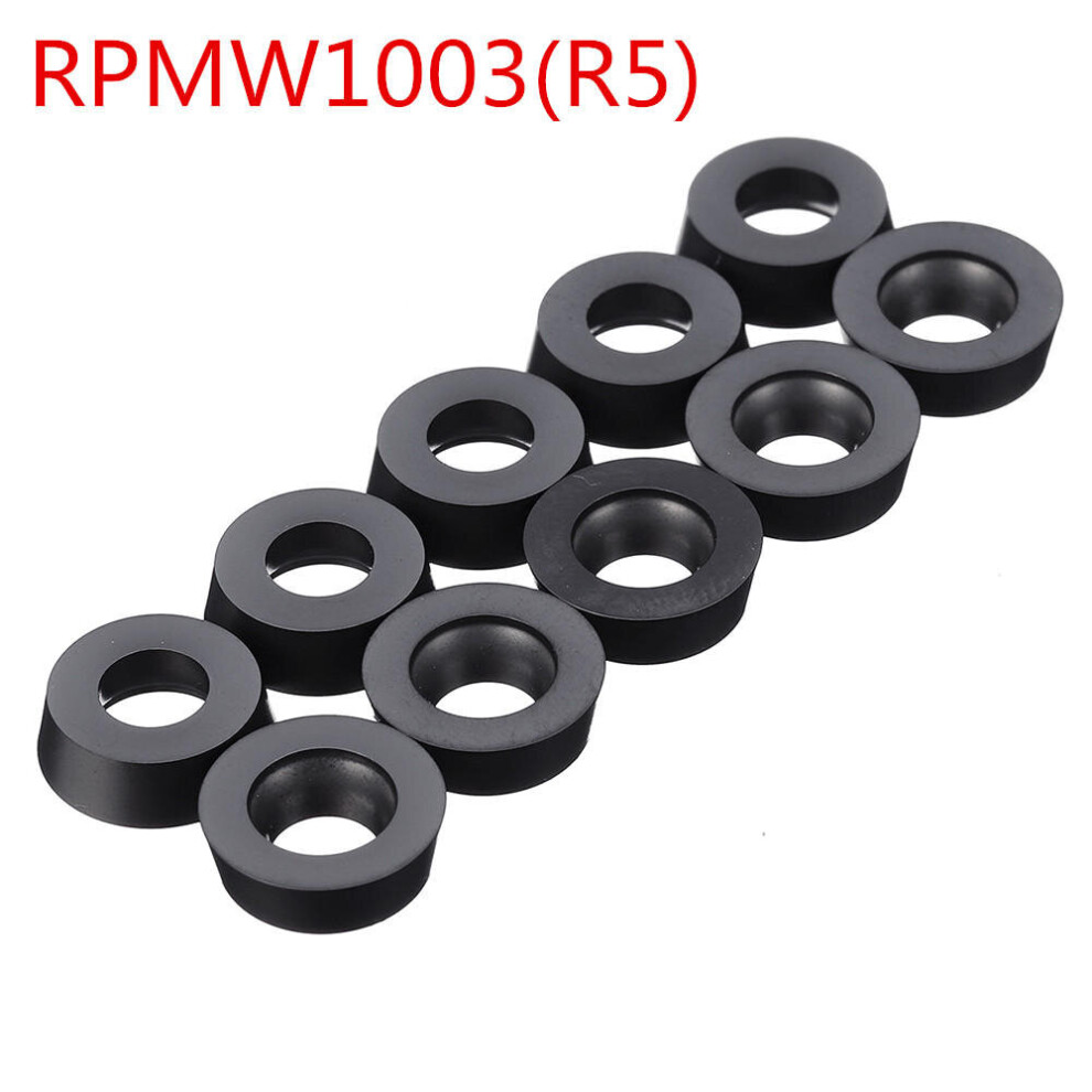 (Rpmw1003) 10Pcs Carbide Insert For Face Mill Cutter Cnc Turning Tool 3654659387158