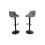 (Grey) Hampton & Stewart Luxurious  Bar Stools Set Of 2 1