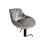 (Grey) Hampton & Stewart Luxurious  Bar Stools Set Of 2 3