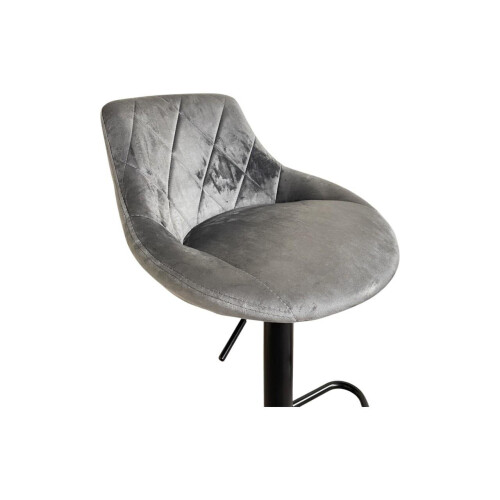 (Grey) Hampton & Stewart Luxurious  Bar Stools Set Of 2 2