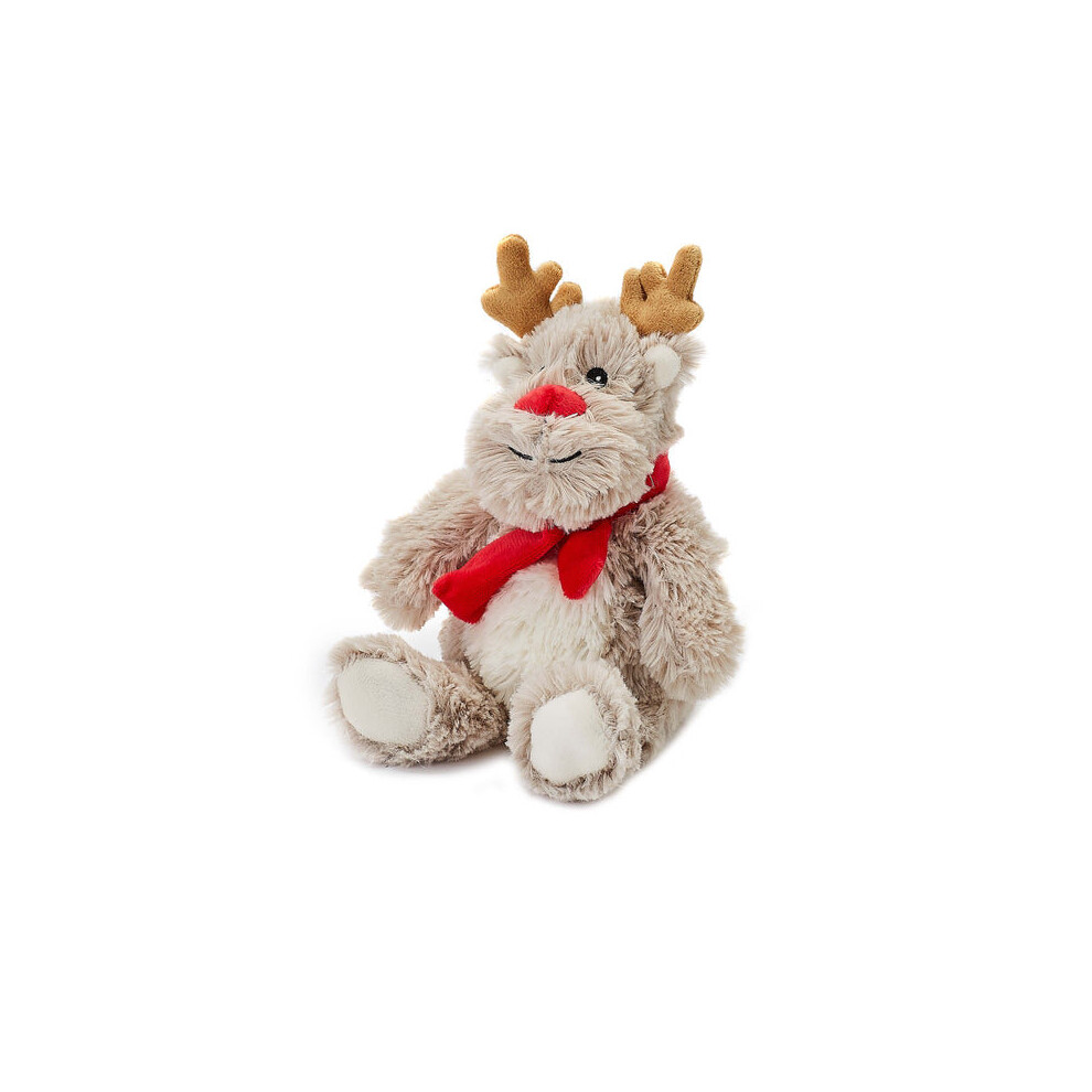 Warmies (Reindeer) Microwavable Mini Plush Toy Wheat Filled Lavender Scent Hot/Cold Therapy