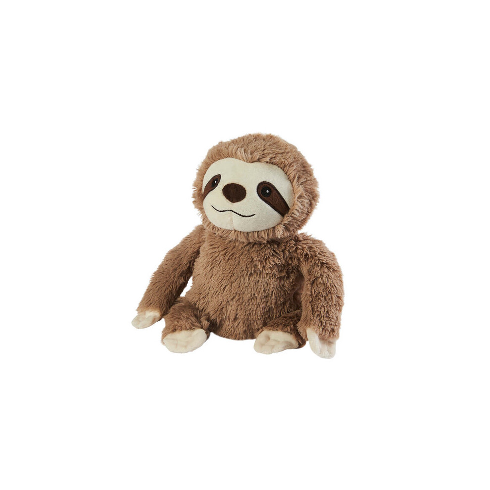 Warmies (Brown Sloth) Microwavable Mini Plush Toy Wheat Filled Lavender Scent Hot/Cold Therapy
