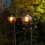 Smart Garden 2 Pack Solar Power Outdoor Flame Effect Lantern Stake Light | Garden Decor Pathway 1