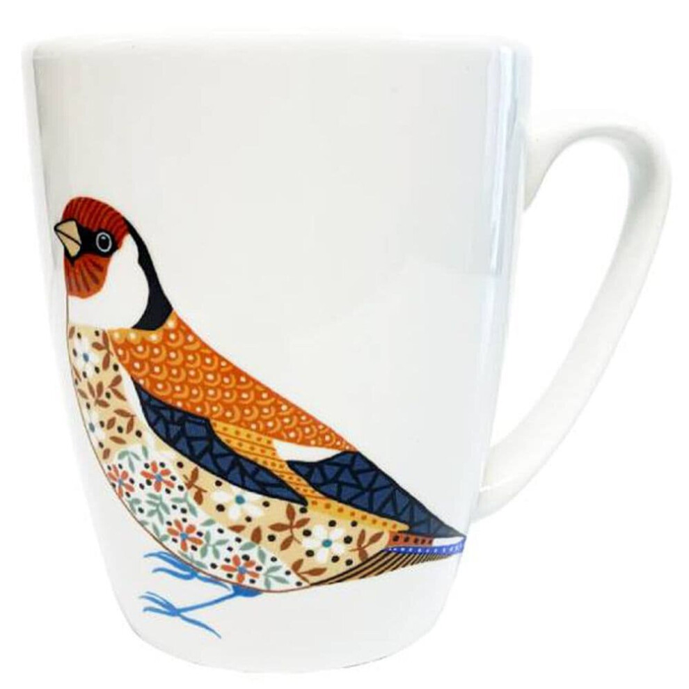 (Goldfinch) Queens by Churchill Paradise Bird Coffee Mug Tea Cups 400ml