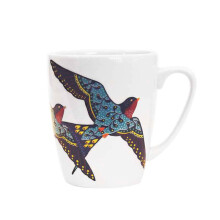 (Swallow) Queens by Churchill Paradise Bird Coffee Mug Tea Cups 400ml