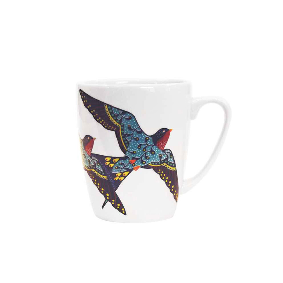 (Swallow) Queens by Churchill Paradise Bird Coffee Mug Tea Cups 400ml