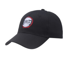 Demon Slayer Embroidery Baseball Cap Cosplay Cotton Hat Adjustable