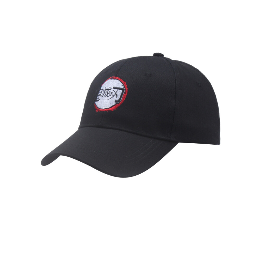 Demon Slayer Embroidery Baseball Cap Cosplay Cotton Hat Adjustable