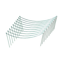 Garden Extra Wide Hoop Plant Bow Support System 90cm x 60cm (Pack of 10)