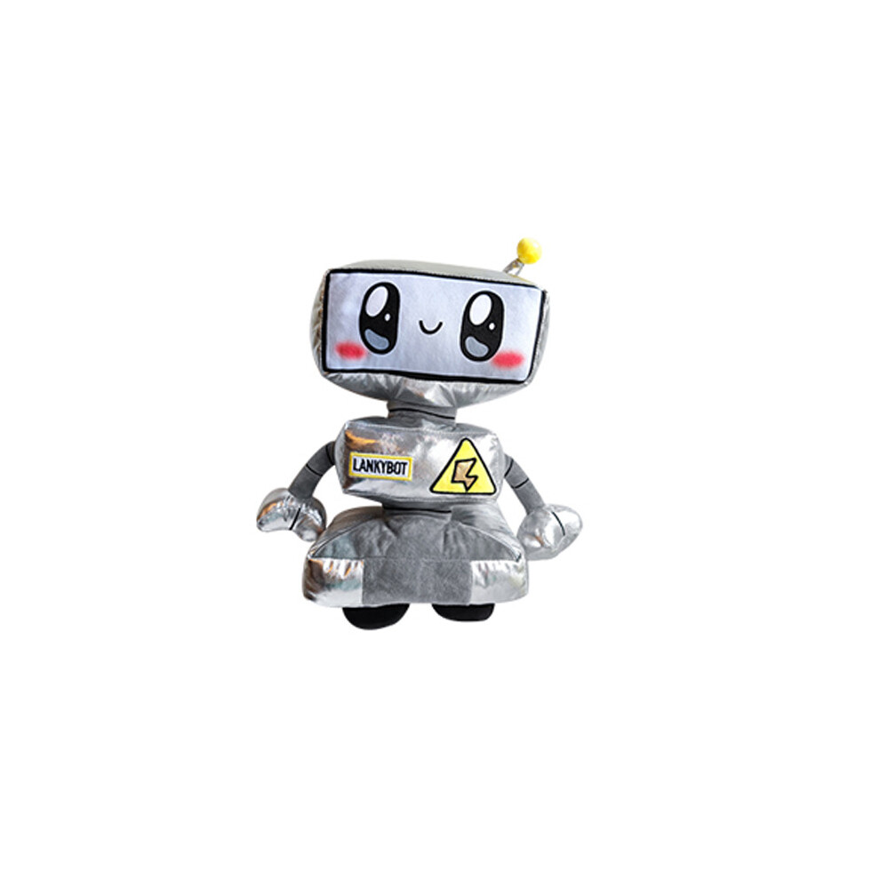 (Robot 35cm) Lankybox Plush Toys Mechanical Toy With LED Thicc Shark  Boxy Robots Dolls