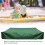 (150 x 150cm) Sandpit Cover Square Waterproof Sandbox Cover+Bag 7