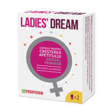 Ladies dream, 2 capsules, apetitului sexual feminin (libidoului);
