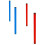 4x Slalom Sticks for Agility 2