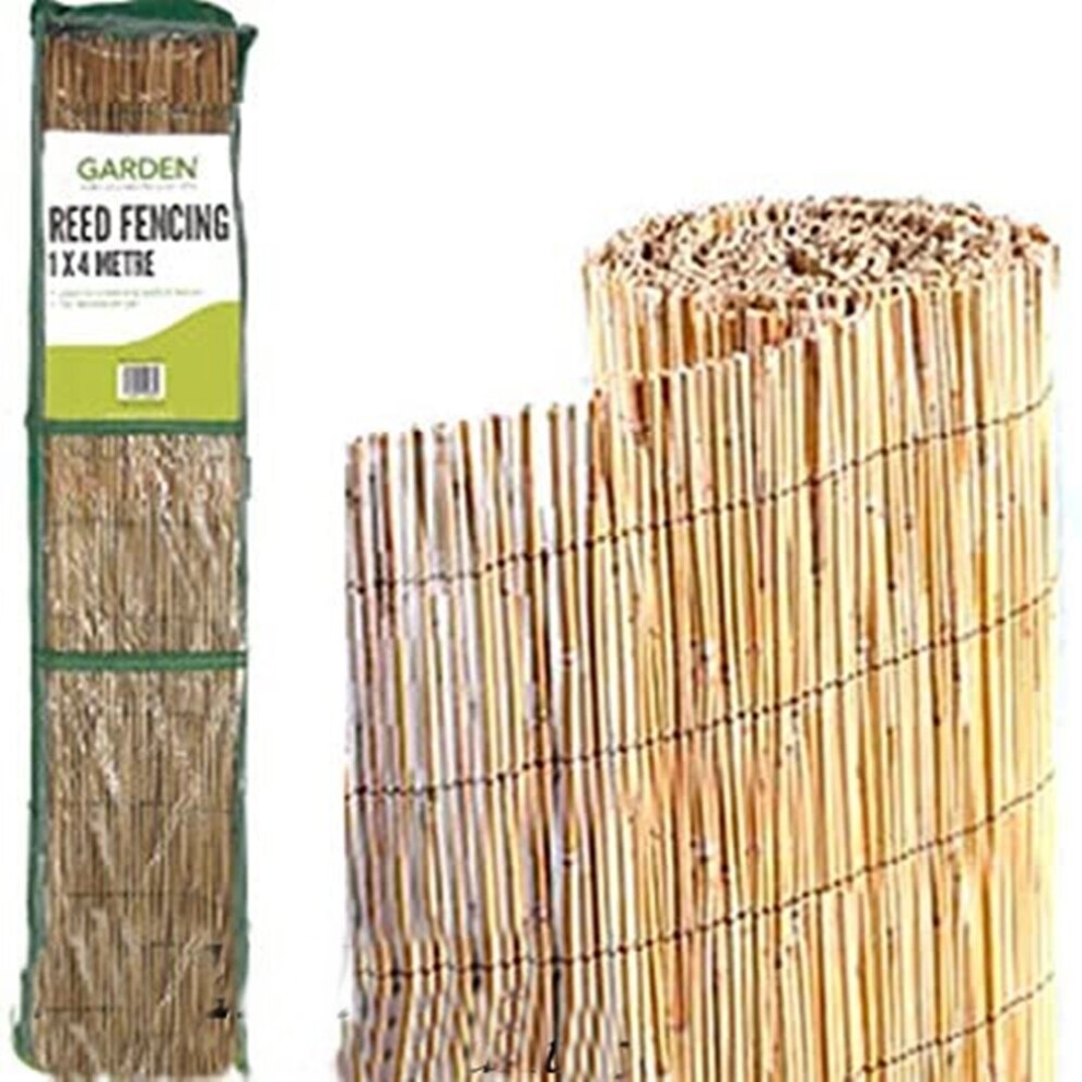 Garden Reed Fencing: 1.5 x 4M Ideal for screening walls and fences.