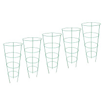 Pack of 5 Conical Garden Plant Support Rings (75cm)