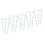 Selections Pack of 5 Conical Garden Plant Support Rings (75cm) 1