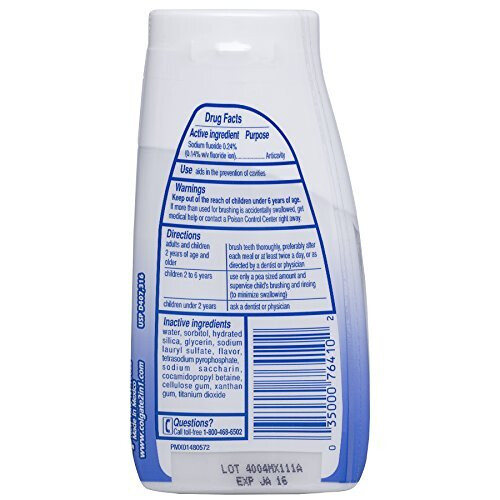 Colgate Colgate 2-in-1 dentifricio e collutorio, sbiancante - 4,6 Oz 1