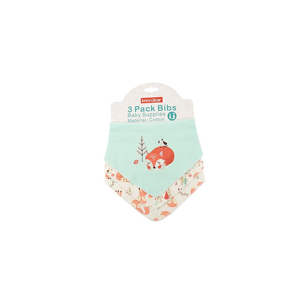 Baby Bib, Soft Cotton Baby Drool Bibs Cute Triangle Scarf Comfortable Drooling And Teething Towel For Newborn Zerodis