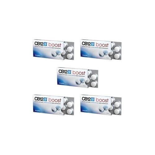 CB12 Boost Sugar Free Gum - Strong Mint (5)