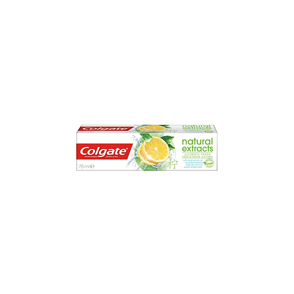 Colgate Natural Extracts Ultimate Fresh Lemon Toothpaste 75ml