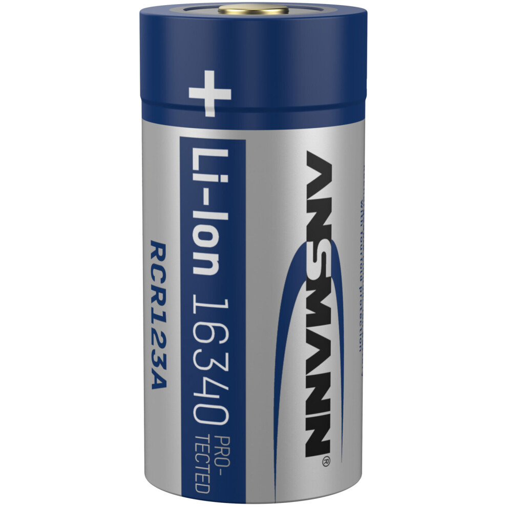 Ansmann 1300-0017 16340 Li-Ion Rechargeable CR123A