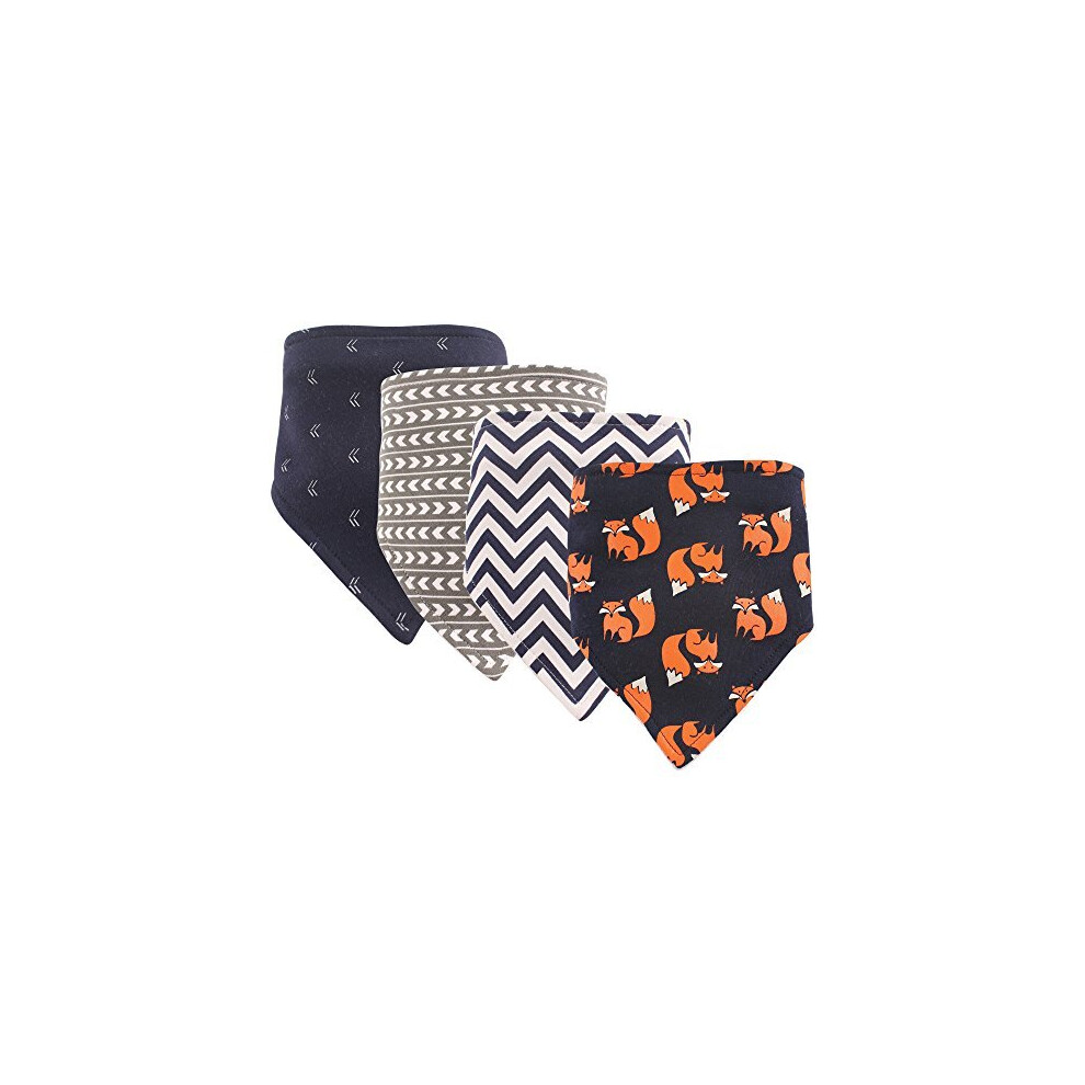 4-Piece Bandana Bib, Fox Hudson Baby