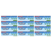 Oral-B 123 Fresh Mint Toothpaste 100 ml, Fluoride Toothpaste For Adults and Children, Pack of 12