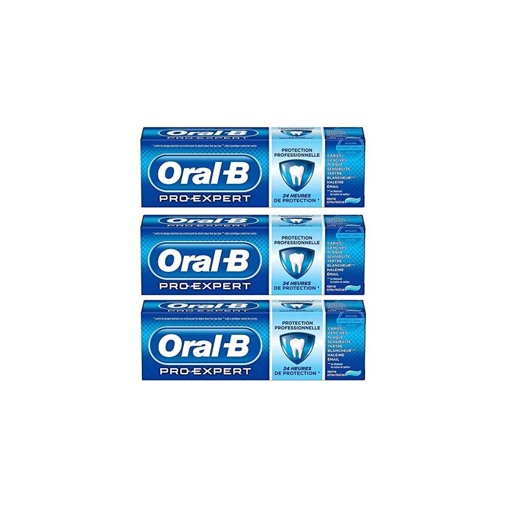 Oral-B Pro  Professional Protection Toothpaste Extra Fresh Mint 75 ml  Pack of 3