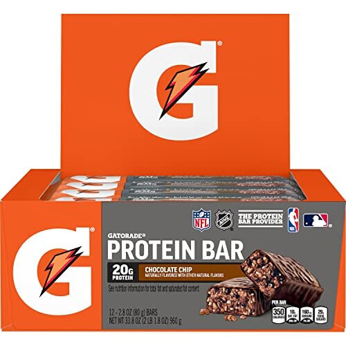 Gatorade Whey Protein Bar Chocolate CHIP 80g (1 bar) 1