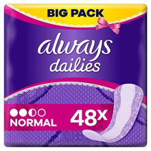 Always Profresh Normal Pantyliners - Pack of 48-108g