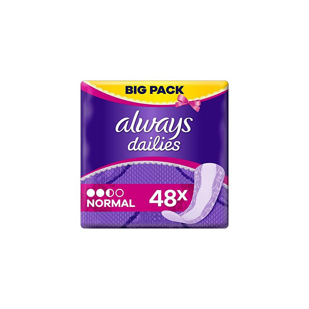 Always Profresh Normal Pantyliners - Pack of 48-108g