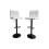 (White) Hampton & Stewart Set of 2 PU Bar Stool 1