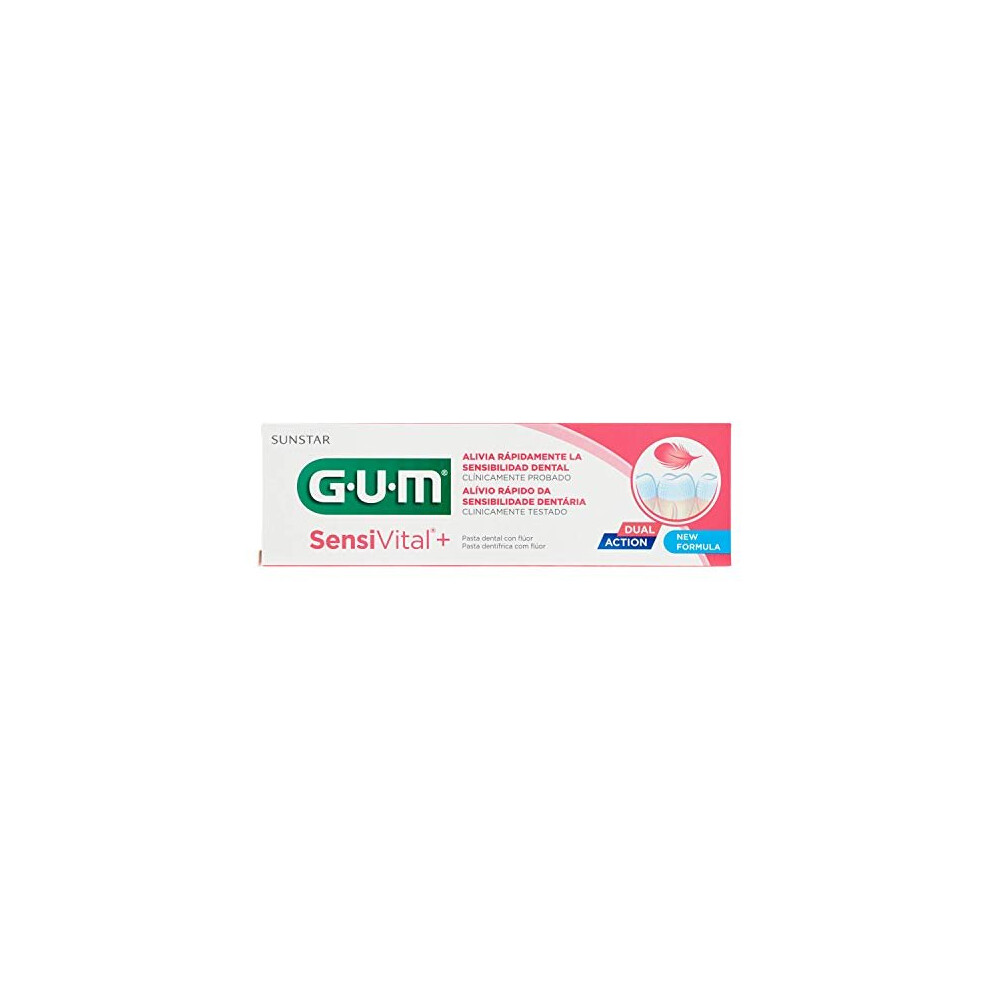 Gum Sensivital+ Fluoride Toothpaste 75Ml