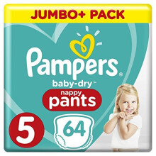 Pampers Baby-Dry Pants Size 5 Nappy Pants