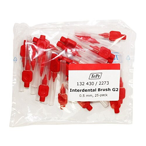 Tepe Tepe Interdental Brush Red 0.5mm 25 Pack