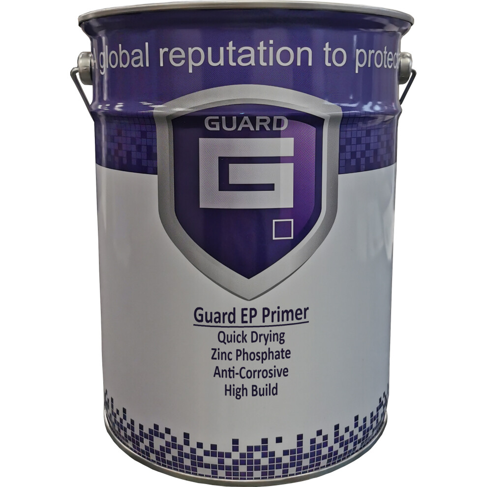 Guard ( Oxide, 5 Litre) Anti Corrosion Zinc Phosphate Metal Primer Paint Red