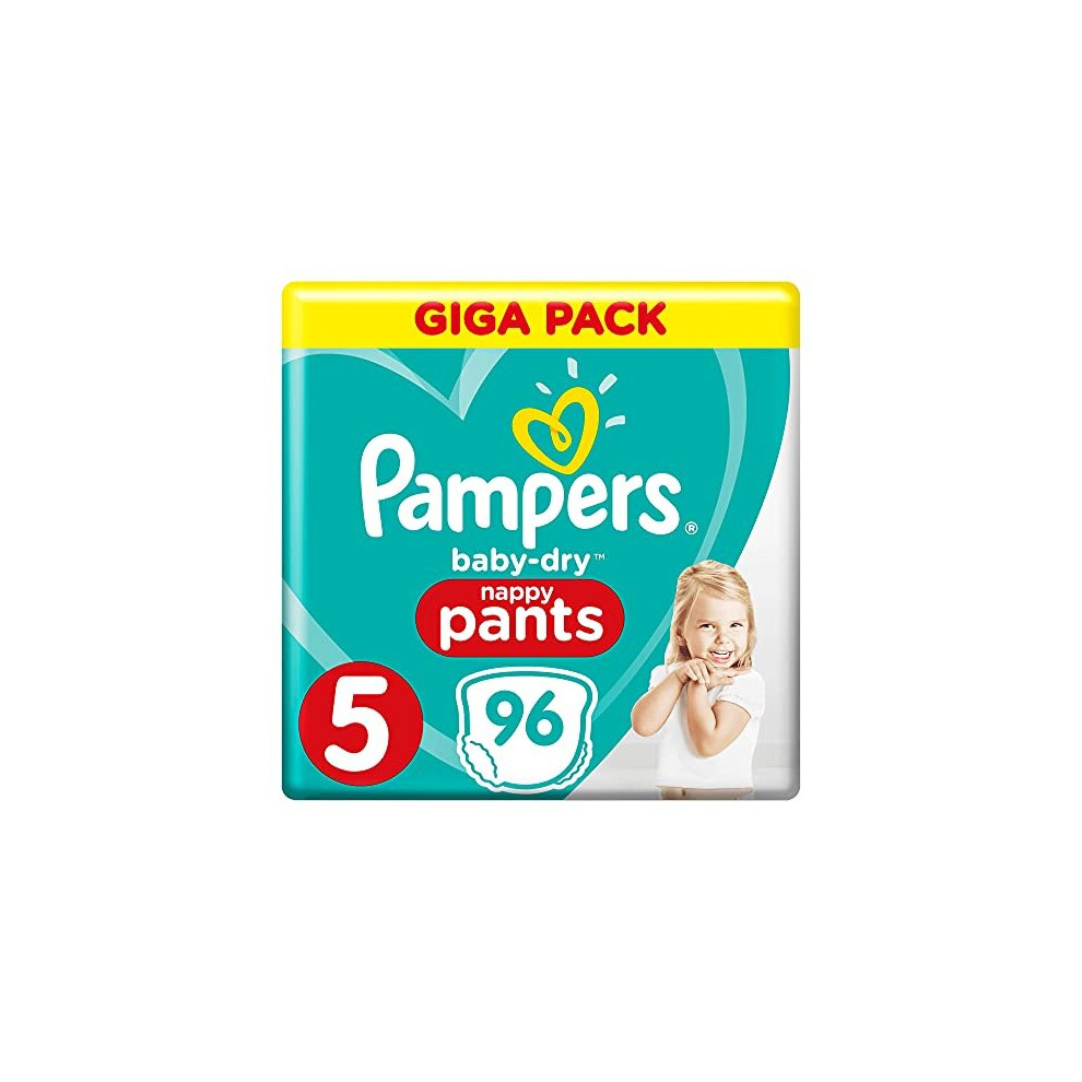 Pampers Baby - Dry Nappy Pants Giga Pack 5 96 Pants