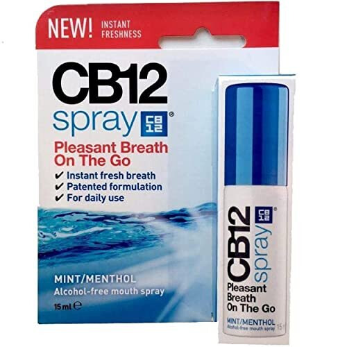 5 x CB12 Spray 15 ml for Fresh Breath Without Alcohol