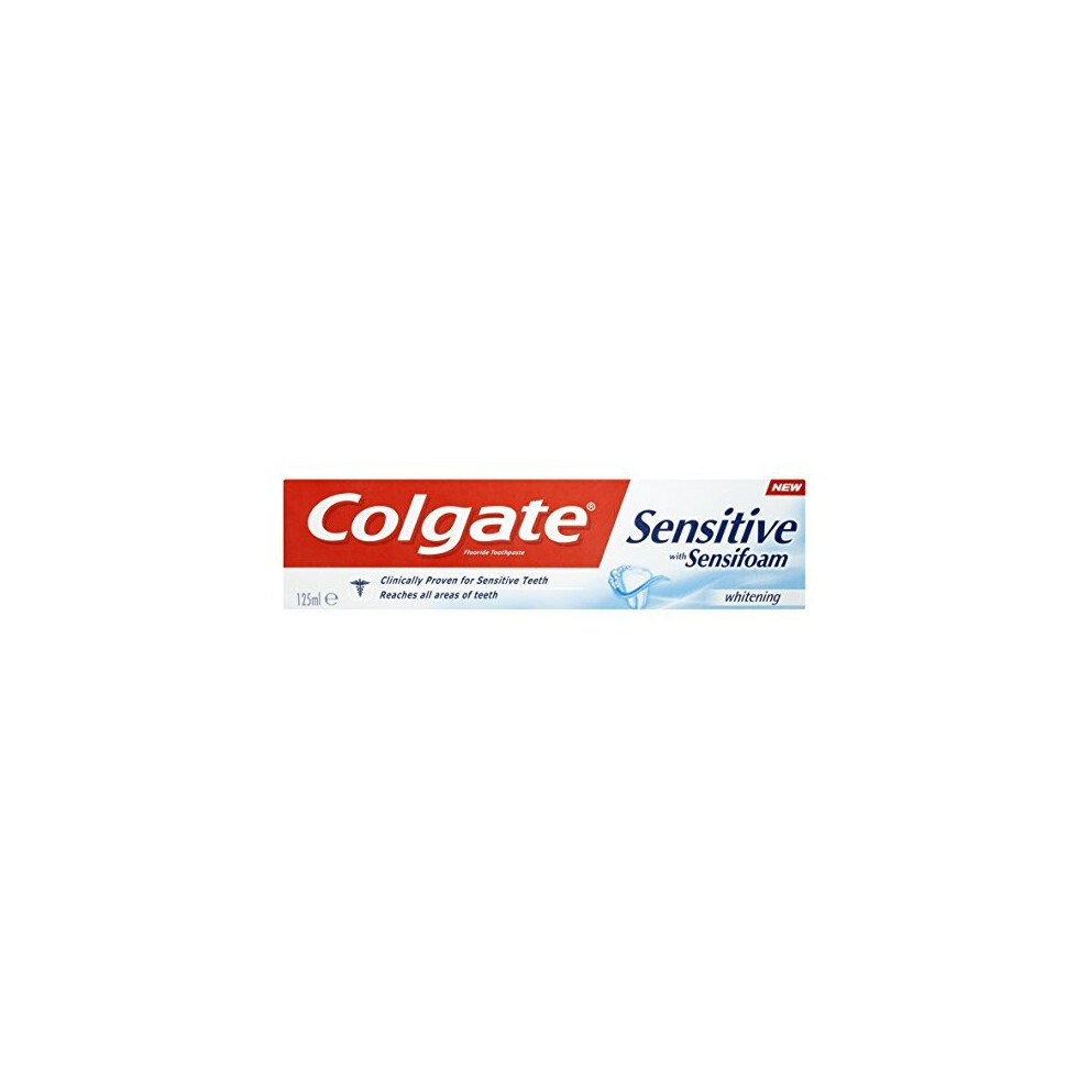 Colgate Sensitive with Sensifoam Whitening Toothpaste, 125 ml